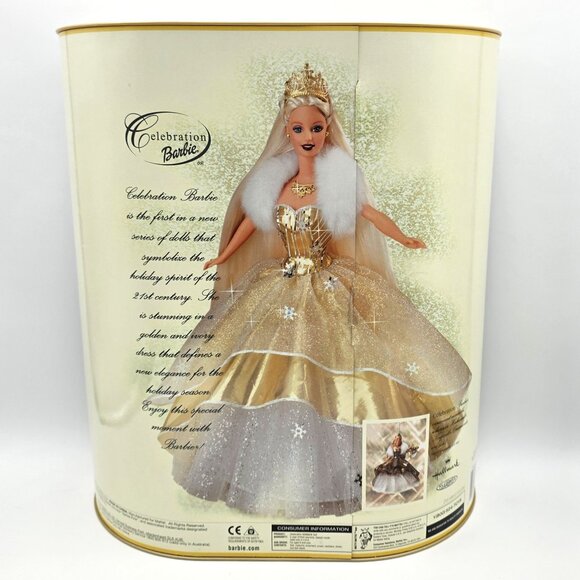 Vintage Barbie Doll Special 2000 Edition Limited Holiday Celebration 28269 NIB - Picture 4 of 11